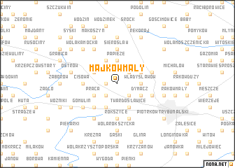 map of Majków Mały