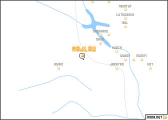 map of Majlau