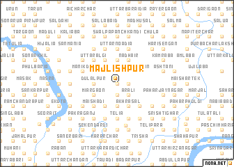 map of Majlishpur