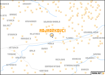 map of Majmarkovci