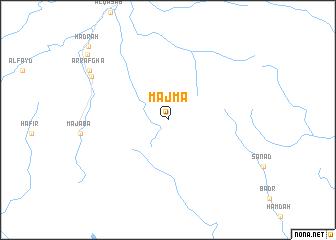 map of Majma‘