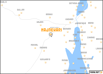 map of Majnewāri