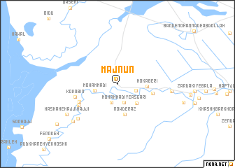 map of Majnūn