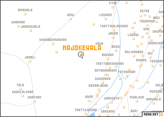 map of Majokewāla