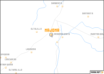 map of Majoma