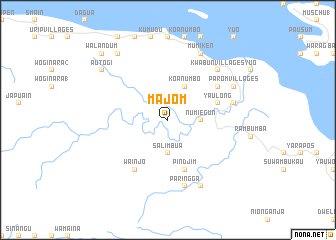 map of Majom