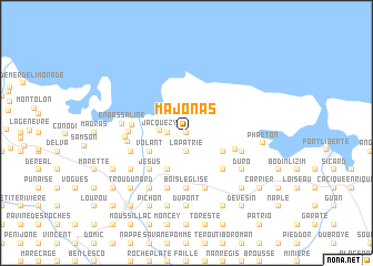 map of Majonas