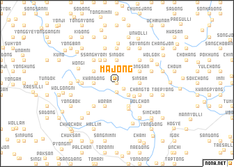 map of Majŏng