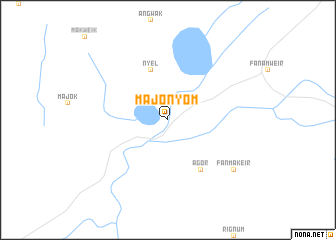 map of Majon Yom