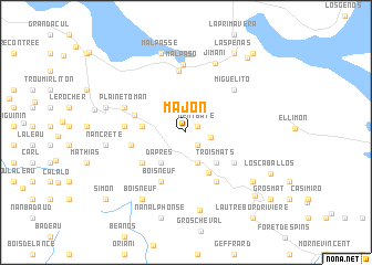 map of Majon