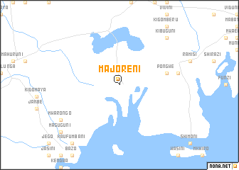 map of Majoreni