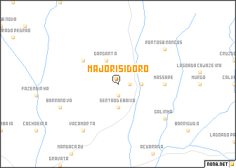 map of Major Isidoro