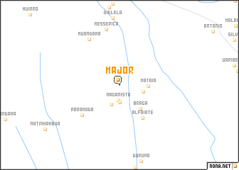 map of Major