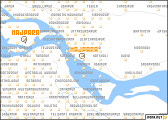 map of Mājpāra