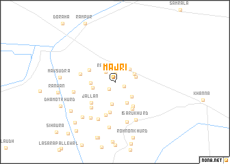 map of Mājri