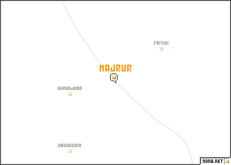 map of Majrūr