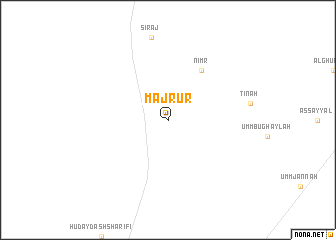 map of Majrūr