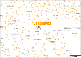 map of Majstorovići