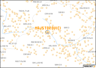 map of Majstorovići