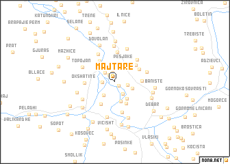 map of Majtarë