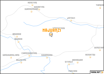 map of Majuanzi