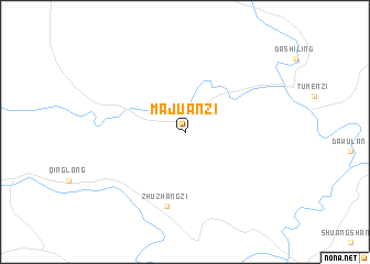 map of Majuanzi