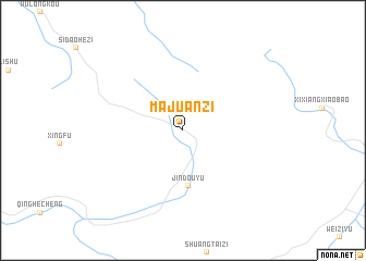 map of Majuanzi