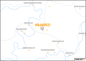 map of Majuanzi