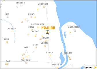 map of Majuba
