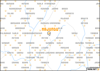 map of Majundu