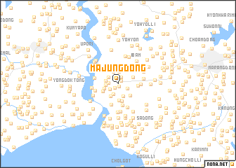 map of Majung-dong