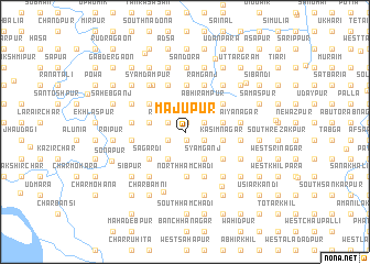 map of Majupur