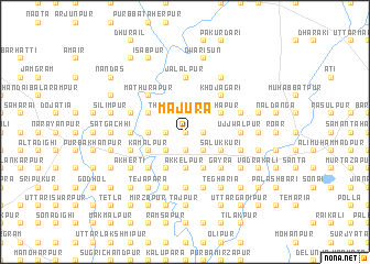 map of Mājura