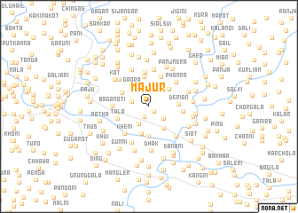 map of Majūr