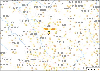 map of Majwāi