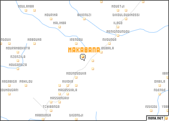 map of Makabana