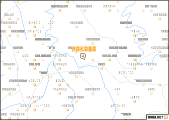 map of Makaba