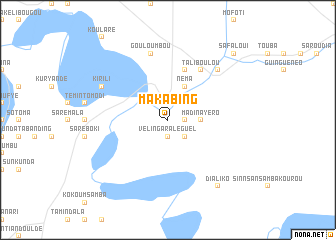 map of Makabing