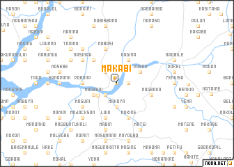 map of Makabi
