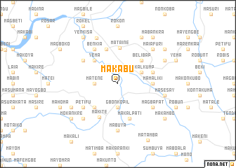 map of Makabu