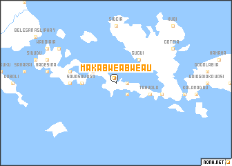 map of Makabweabweau