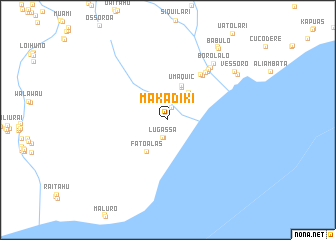 map of Makadiki