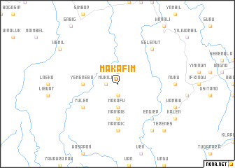 map of Makafim