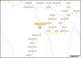 map of Makaga