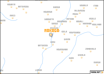 map of Makaga