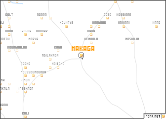 map of Makaga