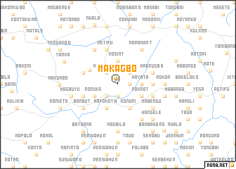 map of Makagbo