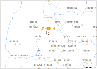 map of Makaia