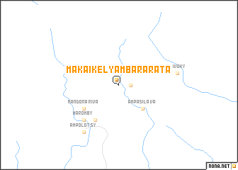 map of Makaikely-Ambararata