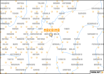 map of Makaima